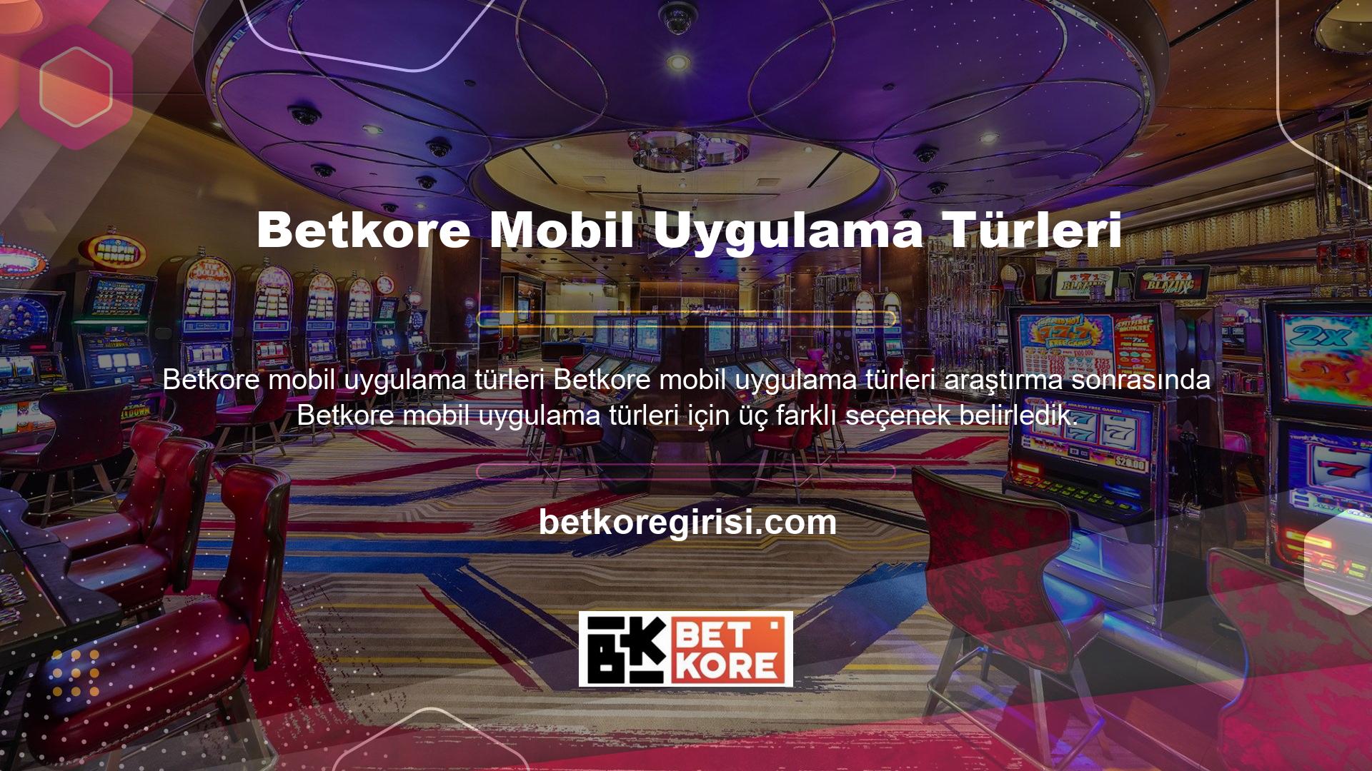 Betkore iPhone uygulaması, iOS işletim sistemine sahip cep telefonu sahibi kullanıcılara yöneliktir